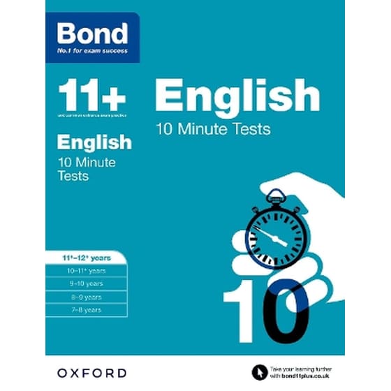Bond 11+: English: 10 Minute Tests image 0