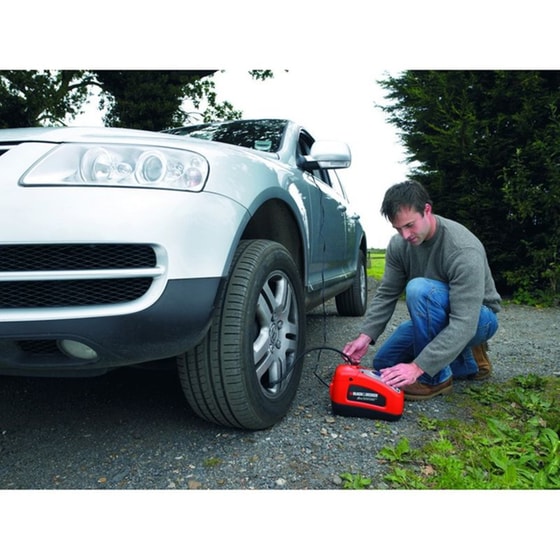 Αεροσυμπιεστής Πολλαπλών Χρήσεων BLACK & DECKER ASI300-QS 160psi - Πορτοκαλί image 1