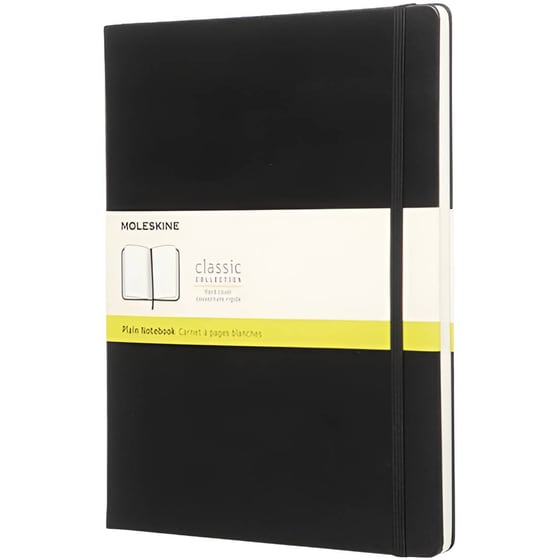 Σημειωματάριο Moleskine Μαύρο XL (1 Τεμάχιο) image 0