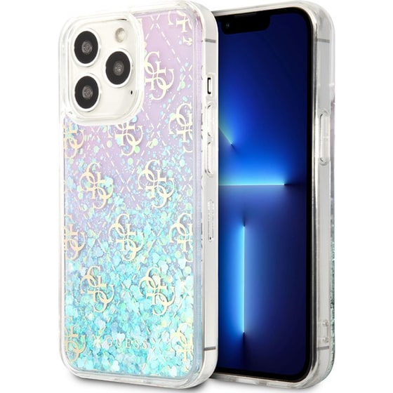 Θήκη Apple iPhone 13 Pro - Guess “4G Logo Collection” - Iridescent/Pink image 0