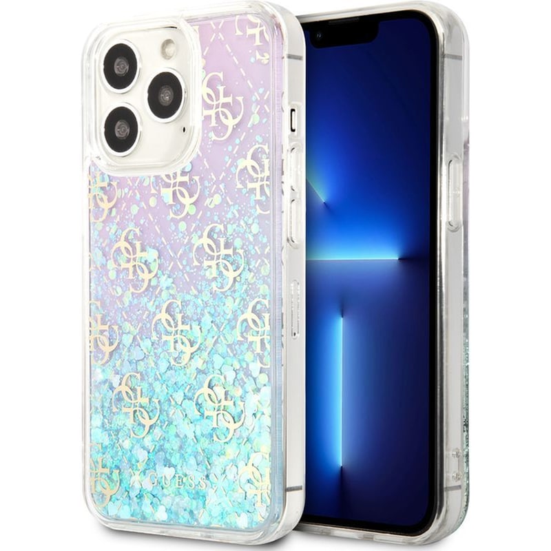 GUESS Θήκη Apple iPhone 13 Pro - Guess “4G Logo Collection” - Iridescent/Pink