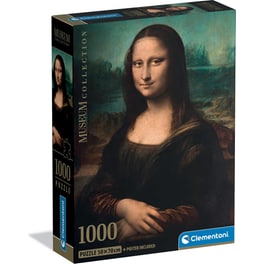 Παζλ Clementoni Museum Collection Leonardo da Vinci: Μόνα Λίζα (1000 Κομμάτια)