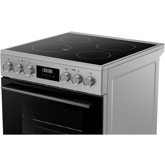 DAVOLINE CMFXS 1100 IX 70 Lt Inox Ηλεκτρική Κουζίνα Κεραμική image 3