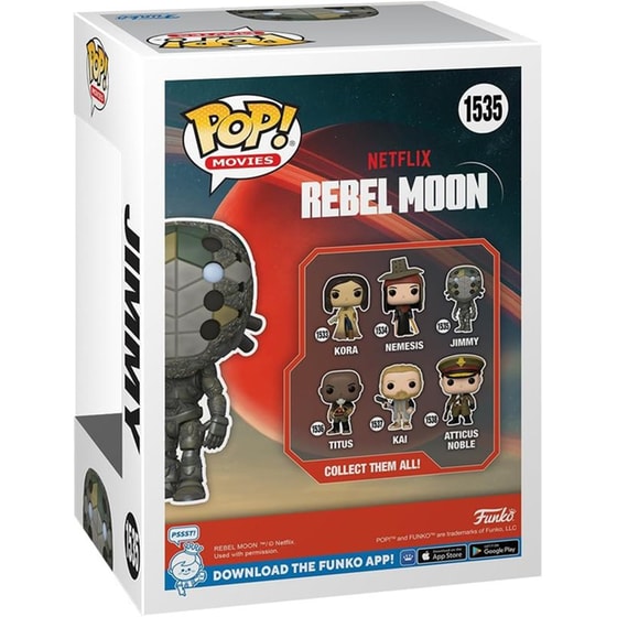 Funko Pop! Movies - Rebel Moon - Jimmy #1535 image 1