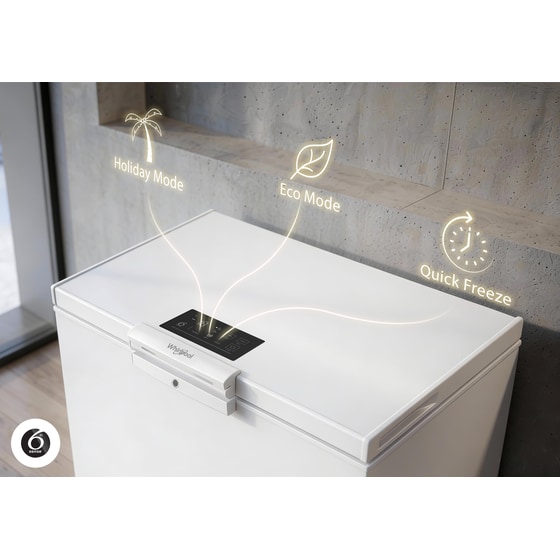 WHIRLPOOL W3RHS19EW2 198 Lt Λευκό Καταψύκτης Μπαούλο image 6