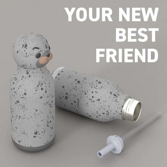 Μπουκάλι Θερμός Asobu Bestie Seal White 460ml image 4