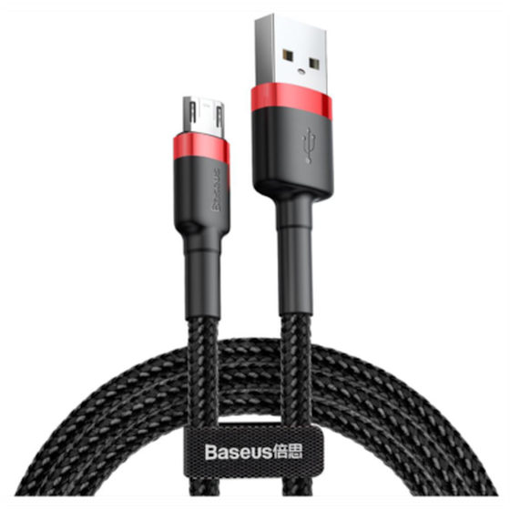 Καλώδιο δεδομένων Baseus Cafule Usb to Microusb 3m 1.5A - Red/Black image 0
