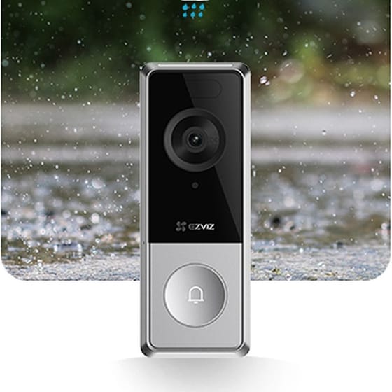 Κουδούνι Πόρτας EZVIZ HP8 Smart Doorbell με Κάμερα - Μαύρο image 2