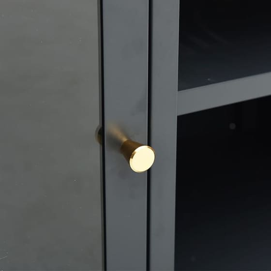 Έπιπλο Τηλεόρασης VidaXL Ατσάλι Και Γυαλί 105x35x52cm - Ανθρακί image 6