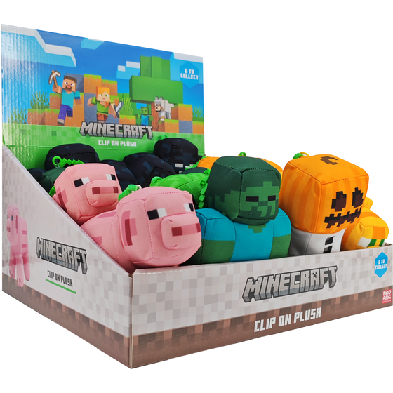 Λούτρινο Minecraft με Κλιπ (15cm) 1 Τμχ - Τυχαία Επιλογή Σχεδίου image 9