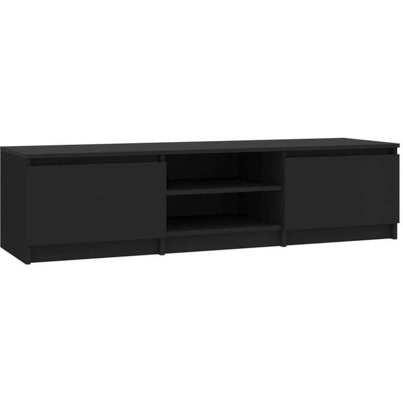 VIDAXL Έπιπλο Τηλεόρασης VidaXL από Μοριοσανίδα 140x40x35.5cm - Μαύρο