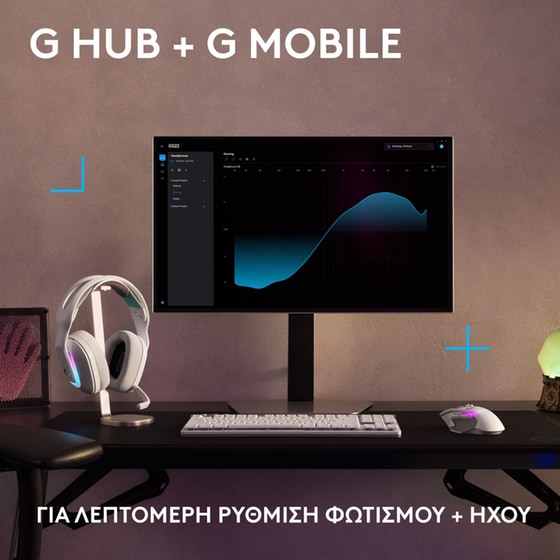 Logitech G G522 LIGHTSPEED Wireless Gaming Headset  Λευκά image 6