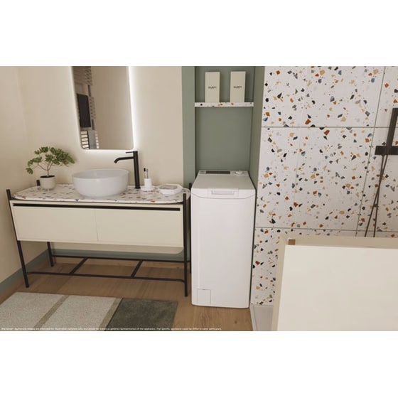 HOOVER THOSQ085D2-S 8 kg 1.000 Στροφές με WiFi Λευκό Πλυντήριο Ρούχων image 9