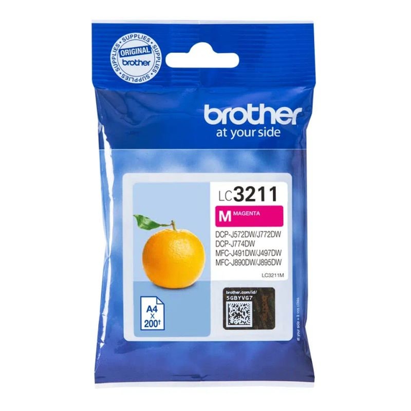 Brother LC-3211M Ματζέντα Μελάνι Εκτυπωτή SC