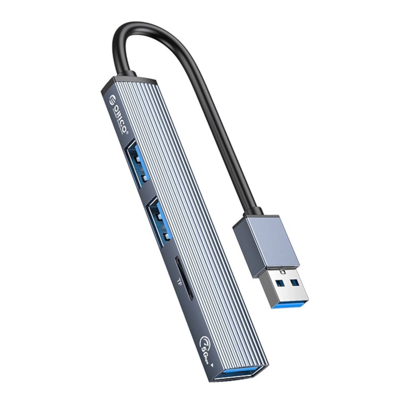 USB Hub Orico AH-A12F 3 Ports SD reader Grey