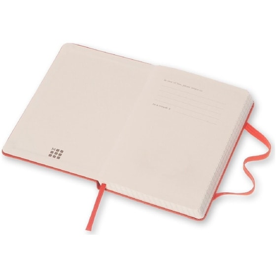 Σημειωματάριο Moleskine Large Squared Coral Orange Hard image 4