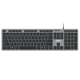 NOD Corporate Ενσύρματο Πληκτρολόγιο Black (EN/GR)