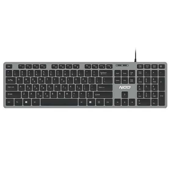 NOD Corporate Ενσύρματο Πληκτρολόγιο Black (EN/GR) image 0