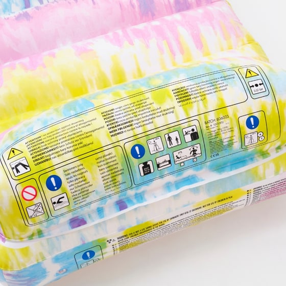 Στρώμα Θαλάσσης SunnyLife Tie Dye Sorbet 185 cm - Πολύχρωμο image 3