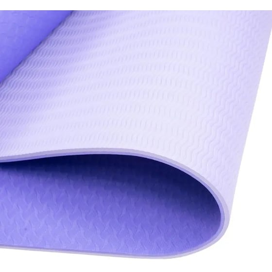 Στρώμα Γυμναστικής Yoga Mat από PVC 183x61x06 cm - Λιλά image 1