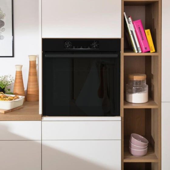 GORENJE BOP6737E02BK & GI601FMC 77 Lt Μαύρο Eντοιχιζόμενο Σετ Φούρνος και Εστία image 5