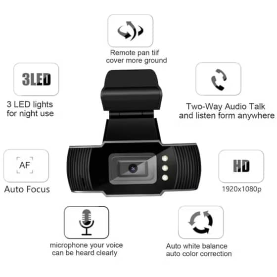 Lamtech Web Camera Full HD 1080p image 5