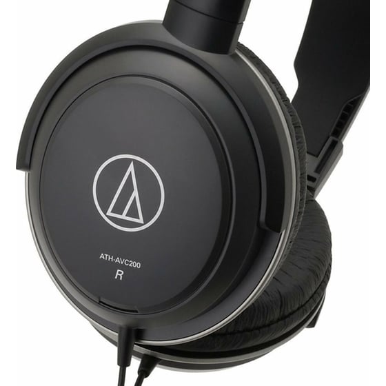 Audio Technica ATH-AVC200 Ακουστικά Κεφαλής - Μαύρα image 2