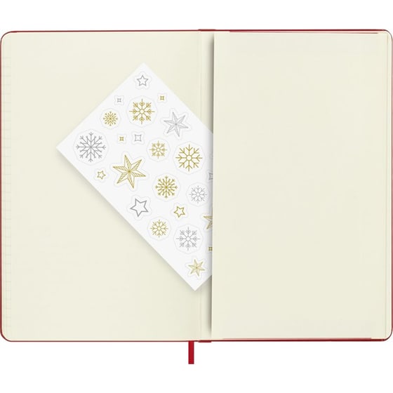 Σημειωματάριο Moleskine Large Ruled Holiday Κόκκινο image 2