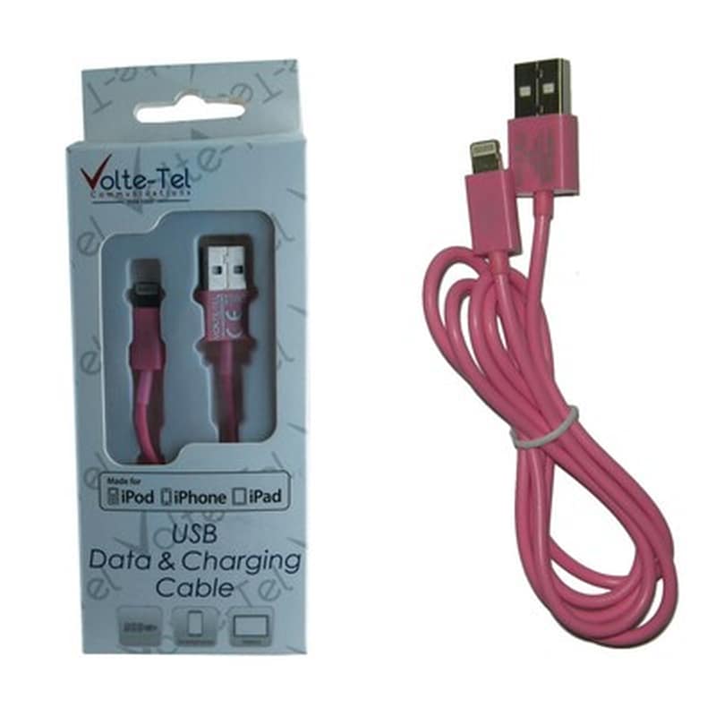 IPH5 USB ΦΟΡ/ΗΣ-DATA PINK VCD-01 IOS 7
