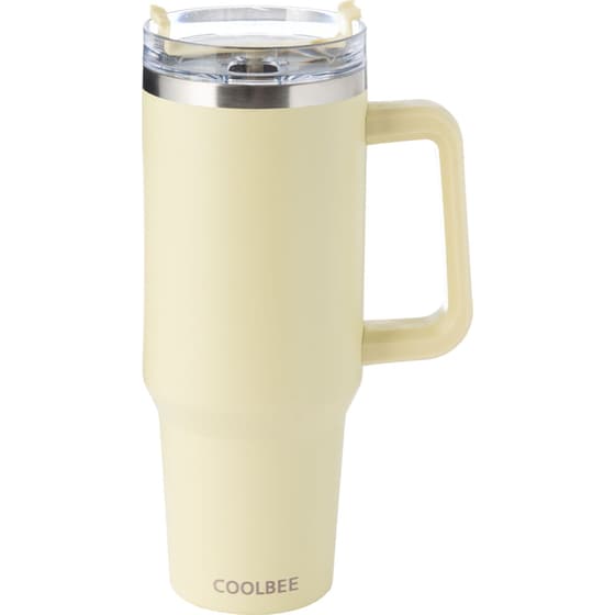 Θερμός Handled Tumbler Coolbee Μπεζ 1200 ml image 0