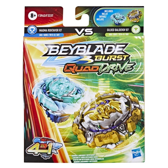HASBRO Σβούρες Beyblade QuadDrive 2-Pack (3 Σχέδια) image 2