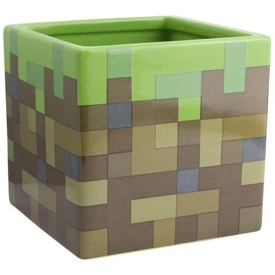 Μολυβοθήκη Κεραμική - Γλαστράκι Paladone Block Minecraft image 0