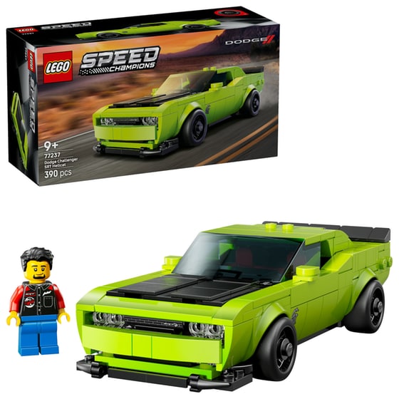 LEGO® Speed Champions Dodge Challenger SRT Hellcat Sports Car (77237) image 1