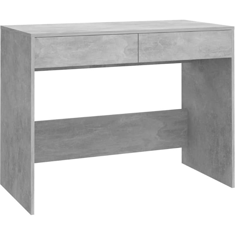 Γραφείο VidaXL από Επεξεργασμένο Ξύλο 101x50x76,5 cm - Γκρι Σκυροδέματος