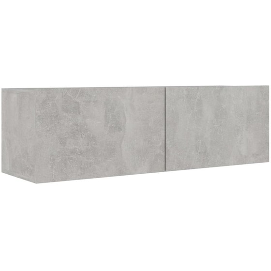 Έπιπλα Τηλεόρασης VidaXL από Μοριοσανίδα 2 Τμχ 100x30x30cm - Γκρι image 4