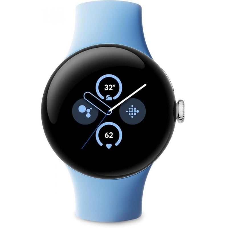 GOOGLE Google Pixel Watch 2 Lte Aluminium Με Esim Και Παλμογράφο (blue) Ga05028 (σε 3 Άτοκες Ή 4 Εώς 36 Δόσεις)