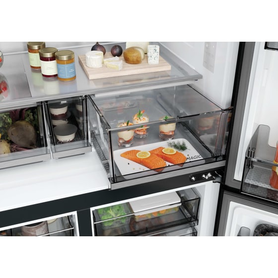 HAIER HCR59F18DNMB Total No Frost 706 Lt Μαύρο Ψυγείο Ντουλάπα image 7