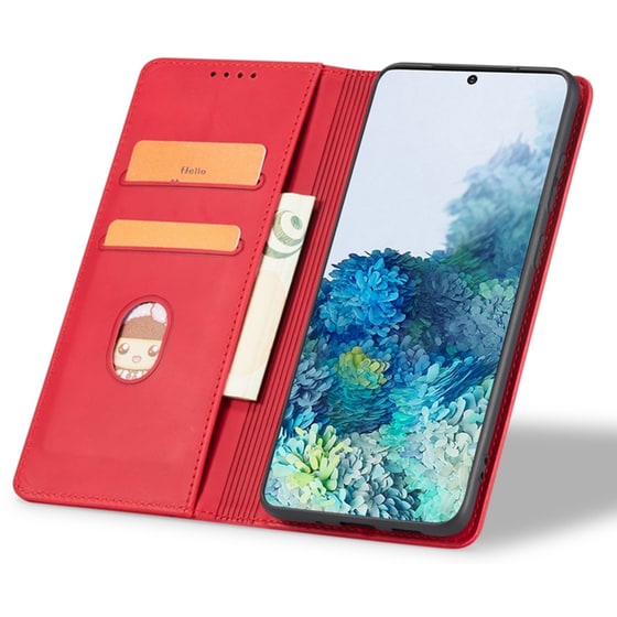 Θήκη Apple iPhone 15 Pro - Bodycell Πορτοφόλι - Red image 1