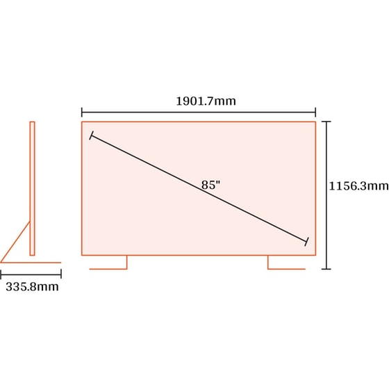 Samsung QLED 85" 4K Smart Τηλεόραση 85Q70C image 2