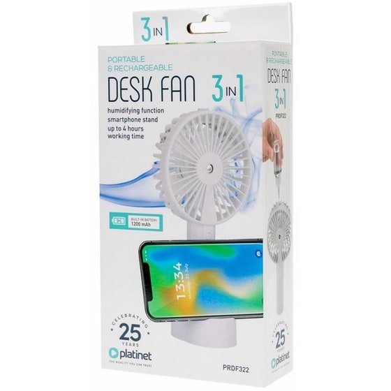 Ανεμιστήρας Platinet USB Fan - Λευκό image 4