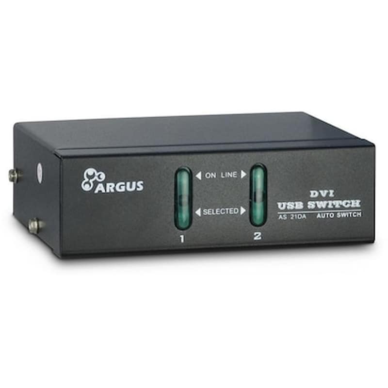 Switch Kvm Inter-tech Kvm-as-21da Metall