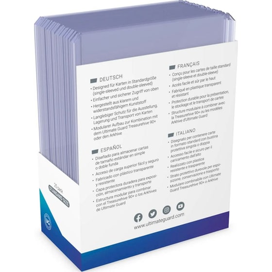 Ultimate Guard Card Covers Toploader - Clear (25 Sleeves) image 4