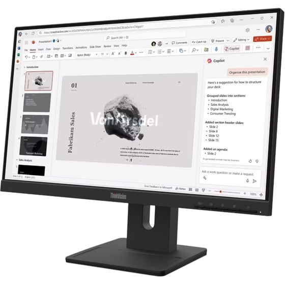 Lenovo ThinkVision E22-40 Monitor 21.5" FHD IPS Flat 100 Hz 6ms image 7