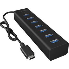 Icy Box IB-HUB1700-C3 USB Hub 7-Port USB 3.0 συμβατό με USB-C