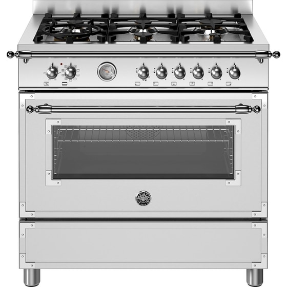 BERTAZZONI HER96L1EXT  86 Lt Inox Κουζίνα Μεικτή Αερίου image 0
