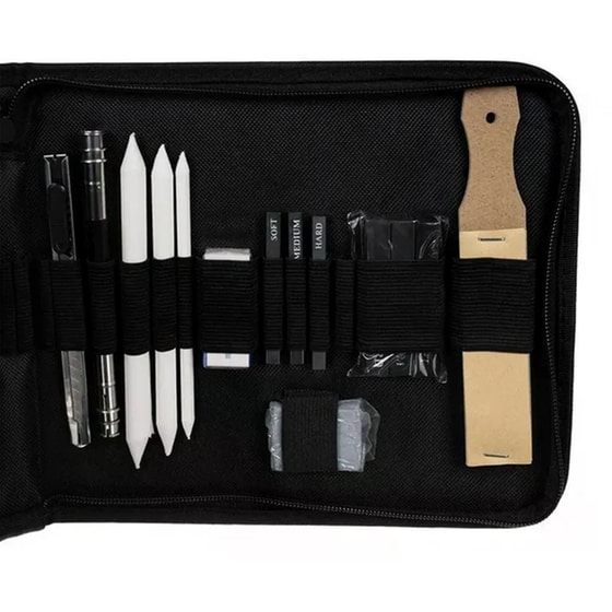 Σετ Ζωγραφικής Aria&nbsp;Trade Σκιτσογραφίες&nbsp;Κασετίνα&nbsp;(32 Τεμάχια) image 1