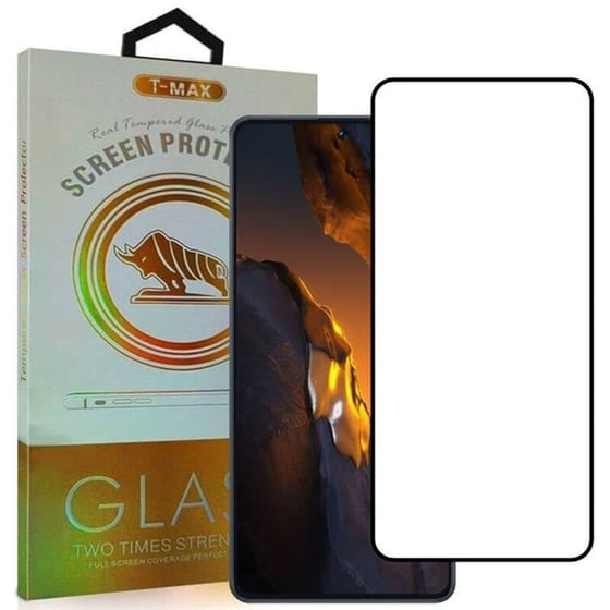 Προστατευτικό οθόνης Xiaomi Poco F6 - T-Max 3D Tempered Glass Full Glue - Black image 0