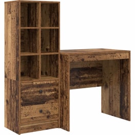 Γραφείο VidaXL 125,5x50x127 cm - Παλιό Ξύλο (2 τεμ.)