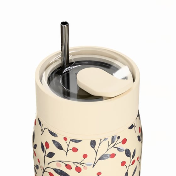 Ποτήρι Θερμός Estia Save The Aegean Lens Bloom Beige 360ml image 2