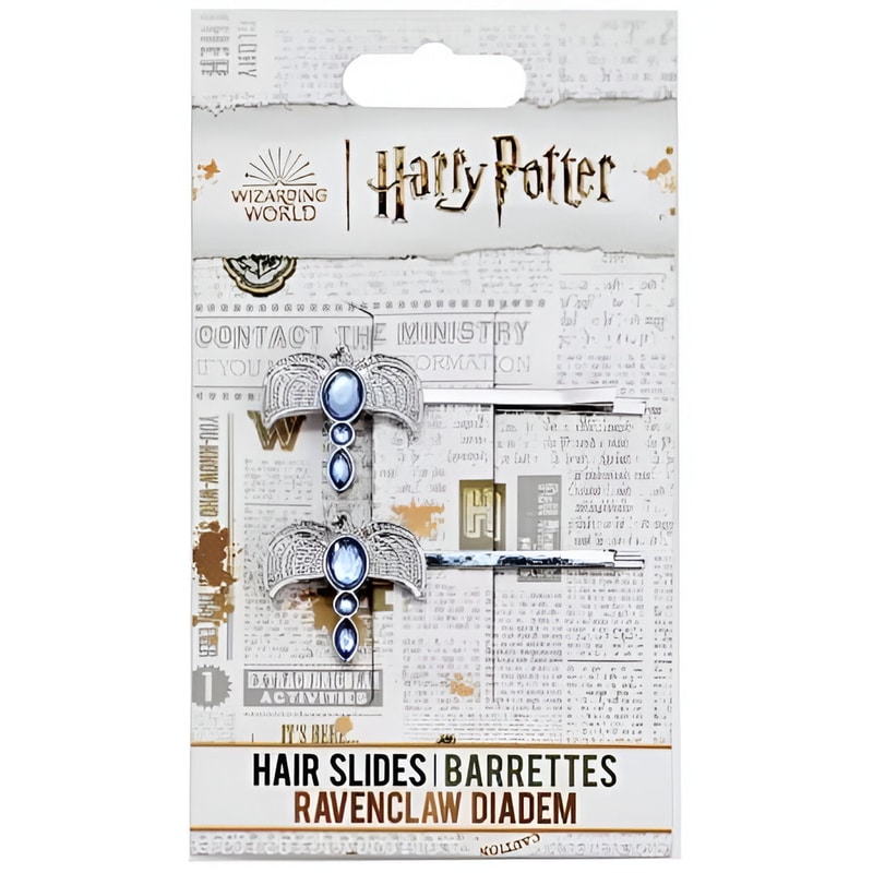 Σετ Κοκαλάκια Distrineo Harry Potter Ravenclaw Diadem 2τμχ - Ασημί